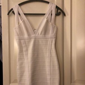 Guess white mini dress, worn once, sz small
